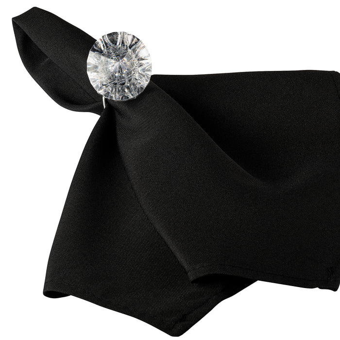 Diamond Elastic Band Napkin Ring Holder (10pc/pk) - CV Linens