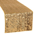 Diamond Glitz Sequin Table Runner - Gold