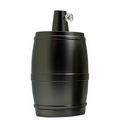 E27 Matt Black Vintage Barrel Metal Lamp Holder~2720