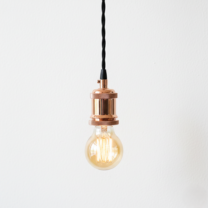 E27 Metal Lamp Holder Vintage Industrial Aluminium Pendant Socket~2929