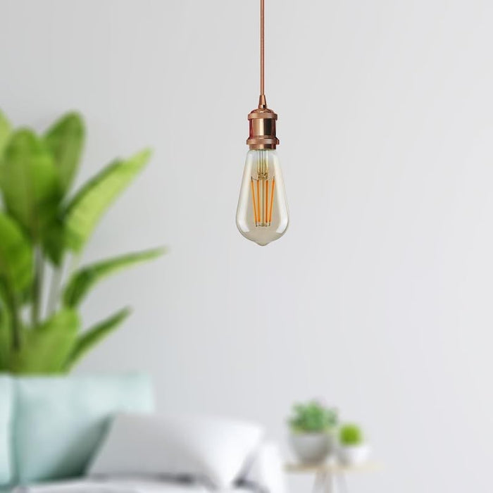 E27 Metal Lamp Holder Vintage Industrial Aluminium Pendant Socket~2929