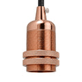 E27 Rose Gold Lamp Holder – Ceramic Socket 60W~2736