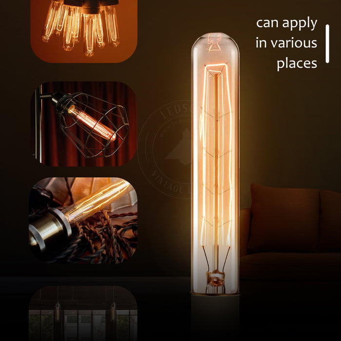 E27 T185 60W Dimmable Vintage Filament Dimmable Light Bulb~3237