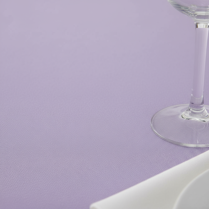Lavender Economy Polyester Tablecloth Round Size: 120 in | Wedding | Event | Wholesale by CV Linens
