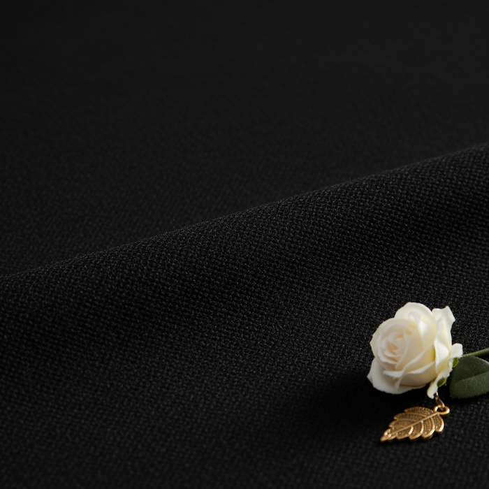 Black Economy Polyester 132" Round Tablecloth | Wedding | Event | Wholesale by CV Linens