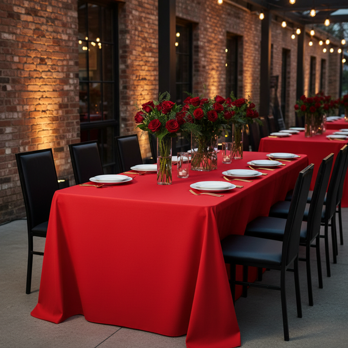 Diagonal Angle View - Bright Red