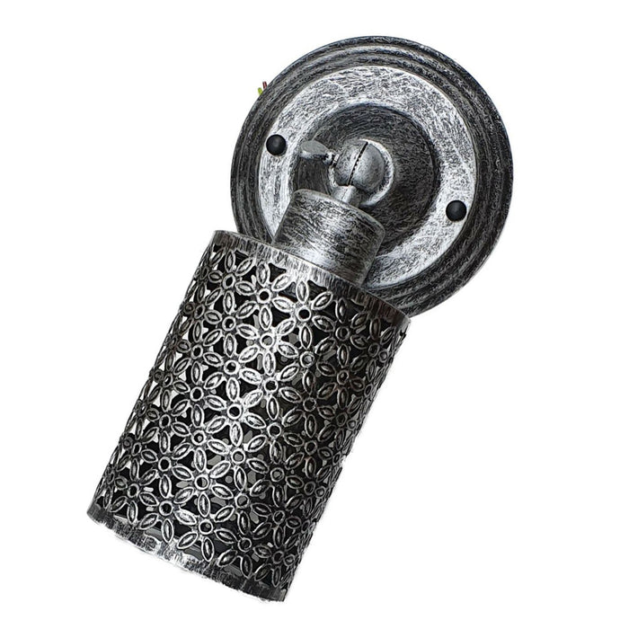 Rustic Silver Industrial Vintage Retro Loft Wall Sconce Wall Lights Porch Lamp~2621 - LEDSone UK Ltd