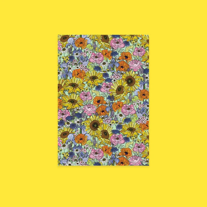 Floral Oversized Postcard