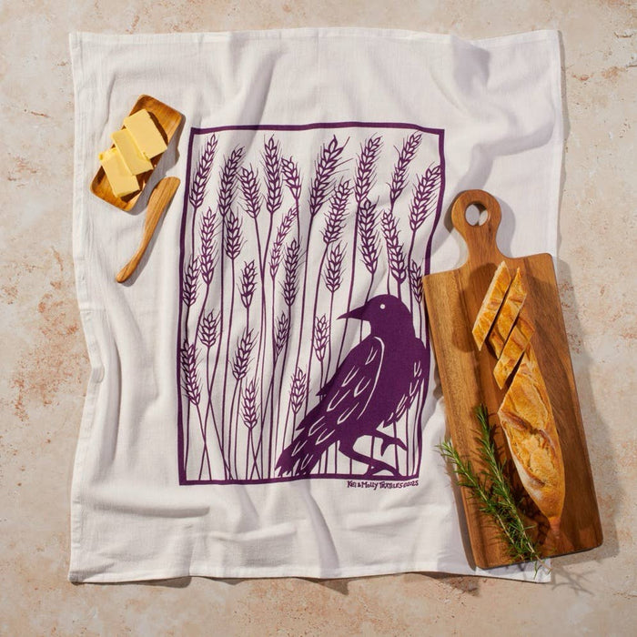Flour Sack Dish Towel - Raven
