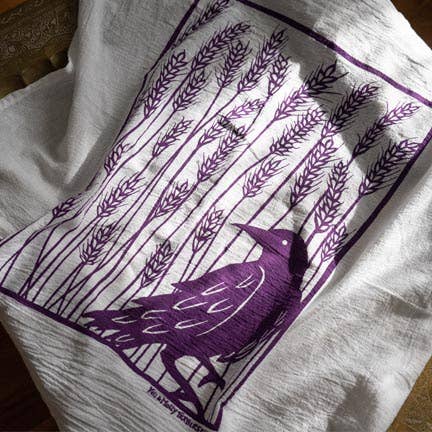 Flour Sack Dish Towel - Raven