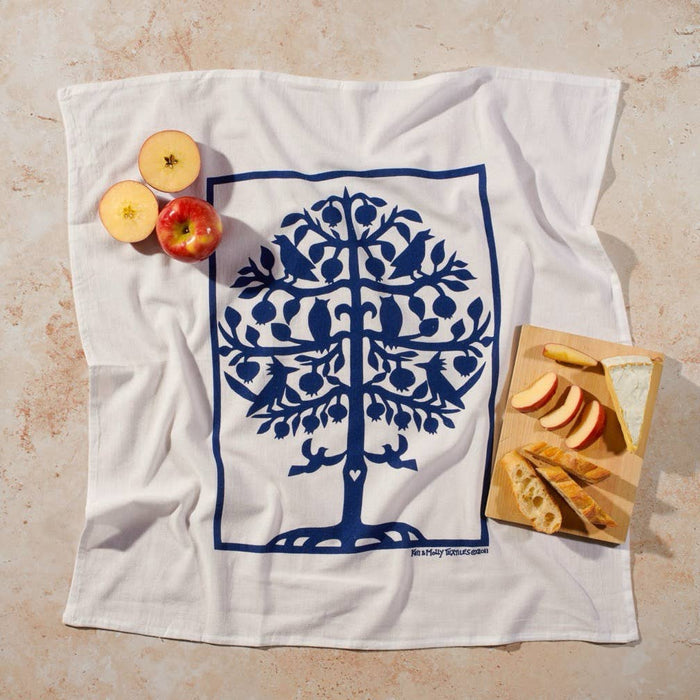 Flour Sack Dish Towel - Tree of Life