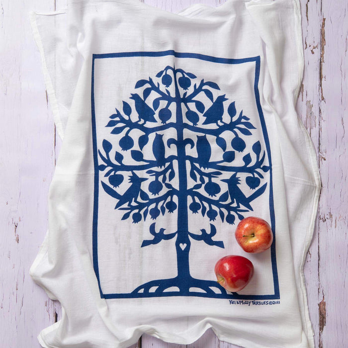 Flour Sack Dish Towel - Tree of Life