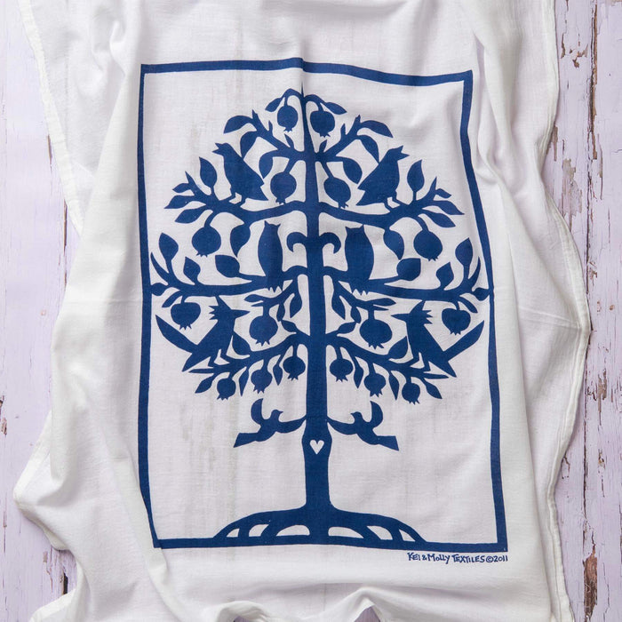 Flour Sack Dish Towel - Tree of Life