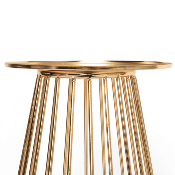 Flower Centerpiece Pedestal Stands (4 pcs/set) - Gold