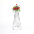 Flower Centerpiece Pedestal Stands (4 pcs/set) - Silver
