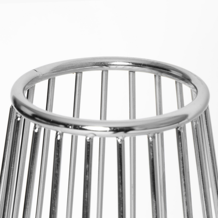 Flower Centerpiece Pedestal Stands (4 pcs/set) - Silver
