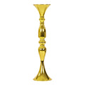 Flower Vase Riser Holder Centerpiece Stand 20"H - Gold - CV Linens