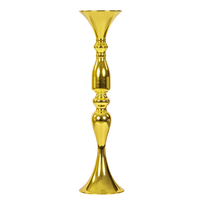 Flower Vase Riser Holder Centerpiece Stand 20"H - Gold - CV Linens