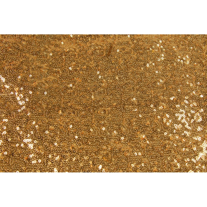 Glitz Sequin 10ft H x 112" W Drape/Backdrop panel - Gold - CV Linens
