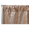 Glitz Sequin 12ft H x 52" W Drape/Backdrop panel - Champagne - CV Linens