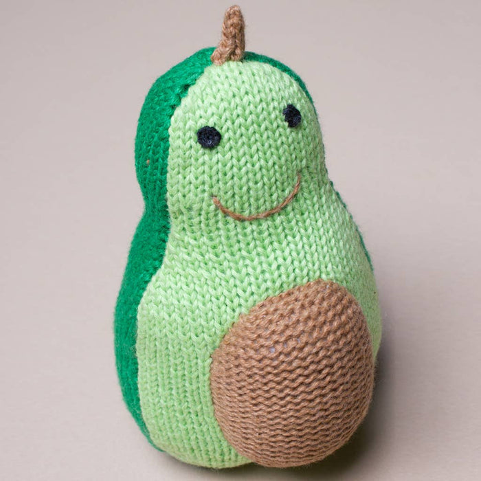 Handmade Avocado Rattle