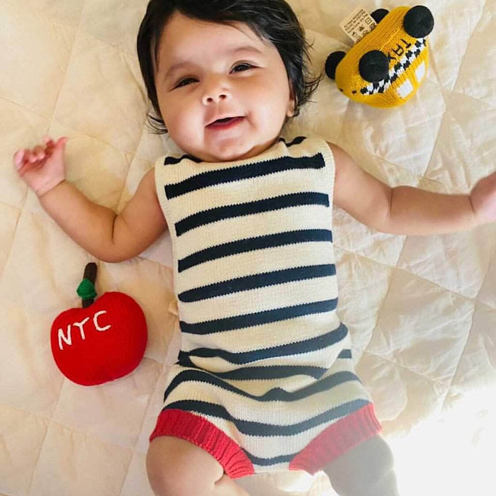 Handmade NYC Big Apple Rattle