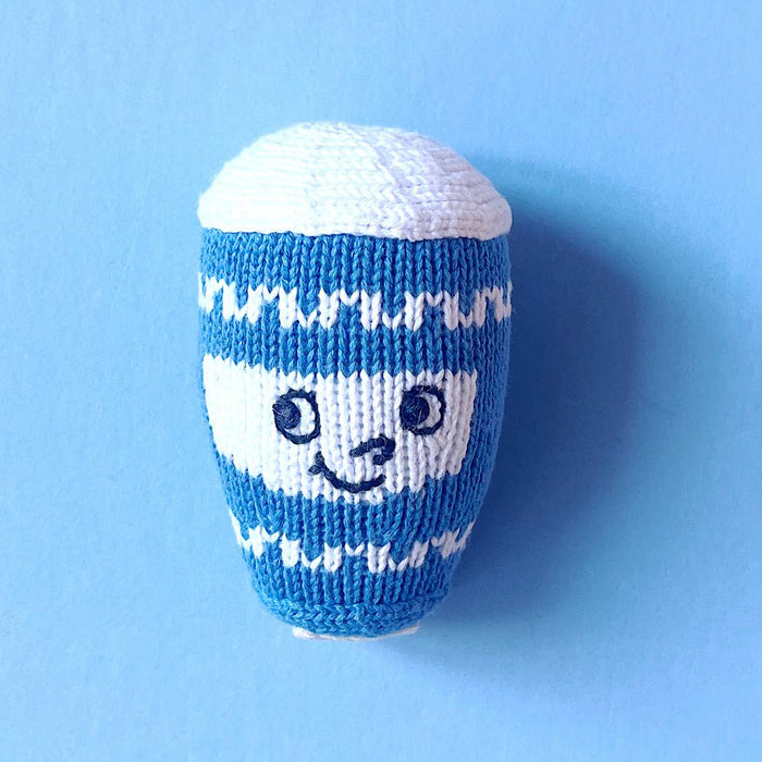 Handmade NYC Coffee Cup Rattle