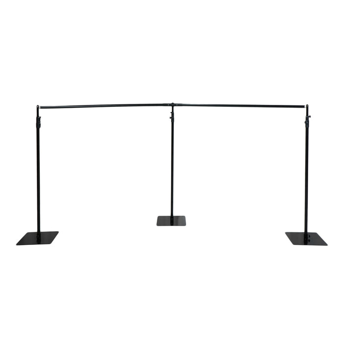 Height Adjustable Curved Backdrop Stand Kit 11ft x 13ft - CV Linens