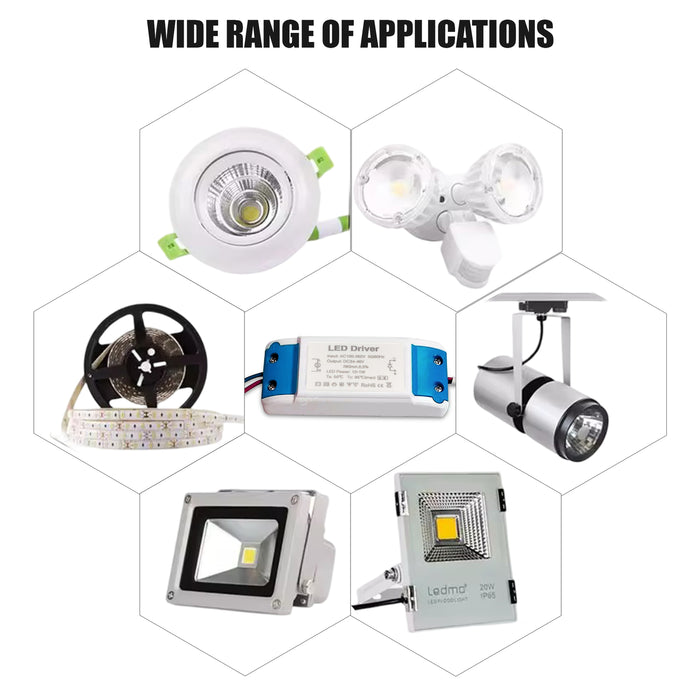 LED Driver DC 25-36W 70-137V Constant Current Low Voltage LED Transformer ~ 3315