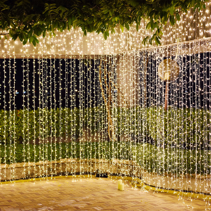 garden with LED Light Backdrop 10ft x 10ft Warm Tone