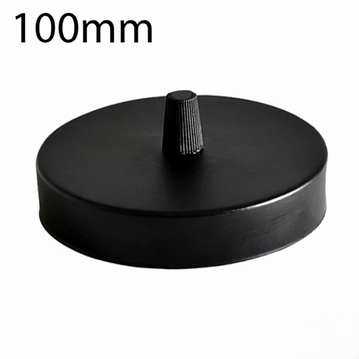 LEDSone industrial vintage 1 Outlet Metal Ceiling Rose 100x25mm ~2765