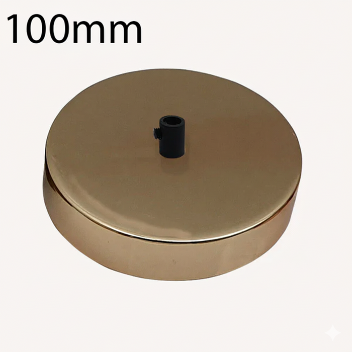 LEDSone industrial vintage 1 Outlet Metal Ceiling Rose 100x25mm ~2765