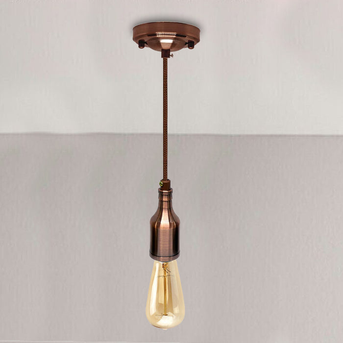 LEDSone Industrial Vintage Ration Threaded Lamp Bulb E27 Holder Vintage~3141