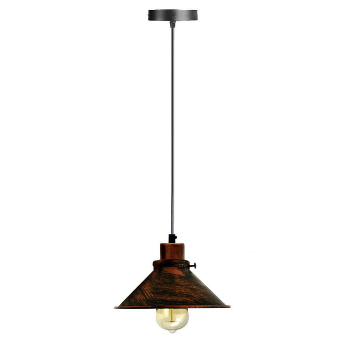 Metal vintage lampshade (4)