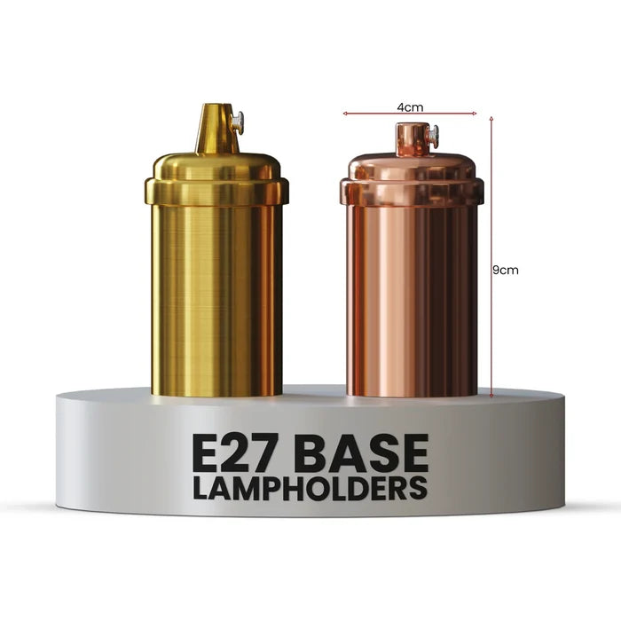 Metal E27 Pendant lamp, Table lamp Bulb Holder~2739
