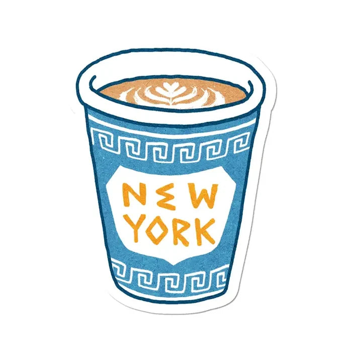 NY Coffee Cup Sticker