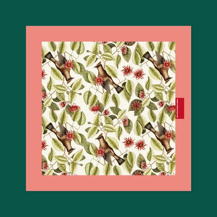 NYBG Bird Silk Scarf
