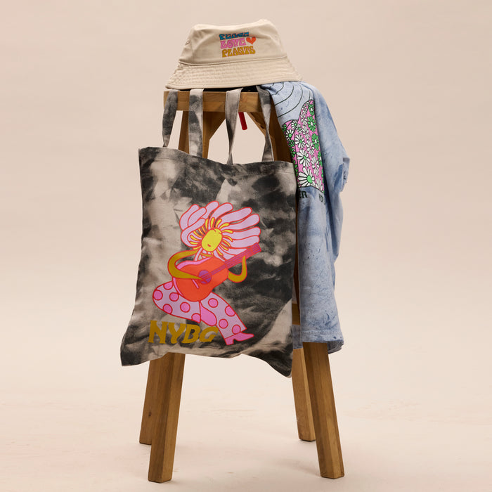 NYBG Flower Power Storm Tie Dye Tote