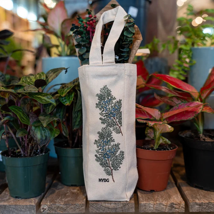 NYBG Juniper Berry Wine Tote