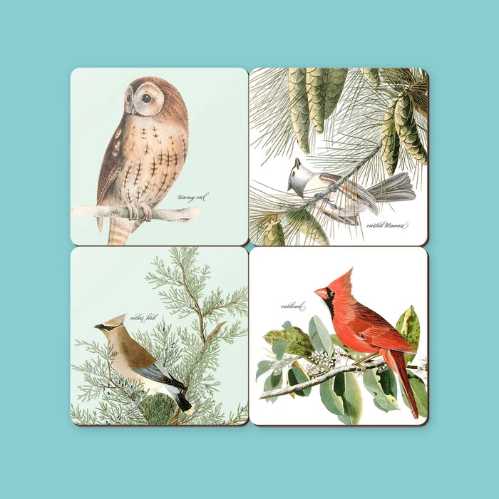 NYBG Winter Bird Coasters