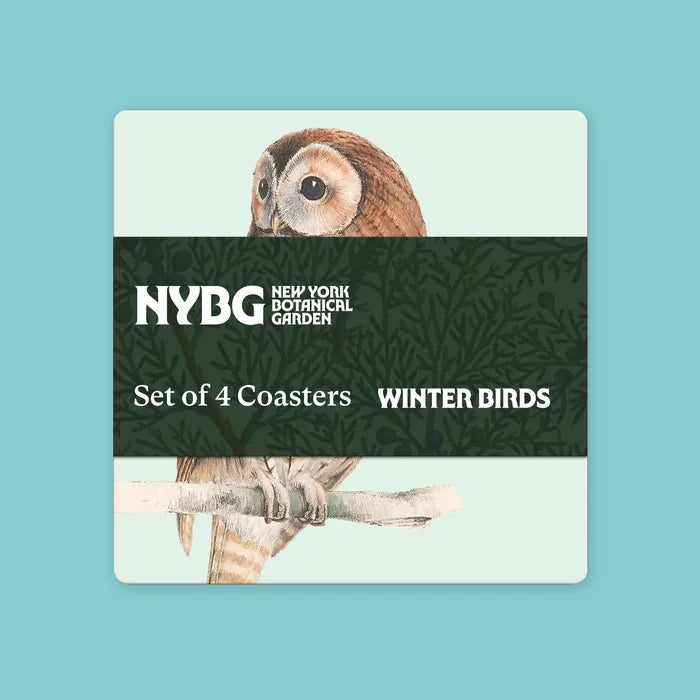 NYBG Winter Bird Coasters