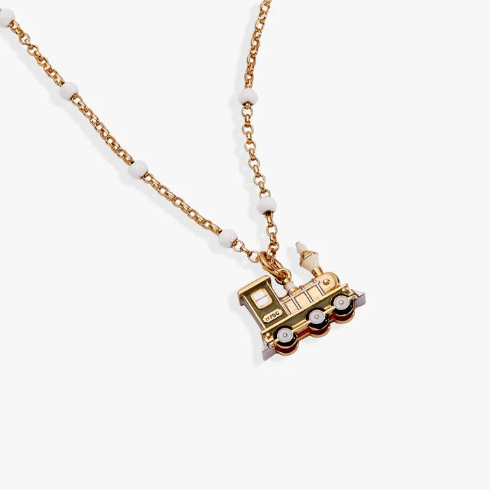 NYBG x Alex & Ani Holiday Train Show Pendant