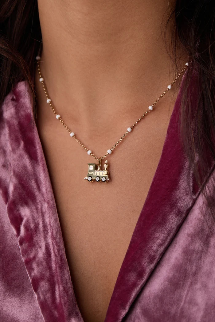 NYBG x Alex & Ani Holiday Train Show Pendant