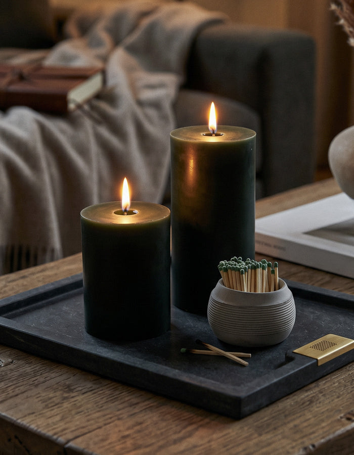 NYBG x BLOOMIST Beeswax Pillar Candle, Garden Sage