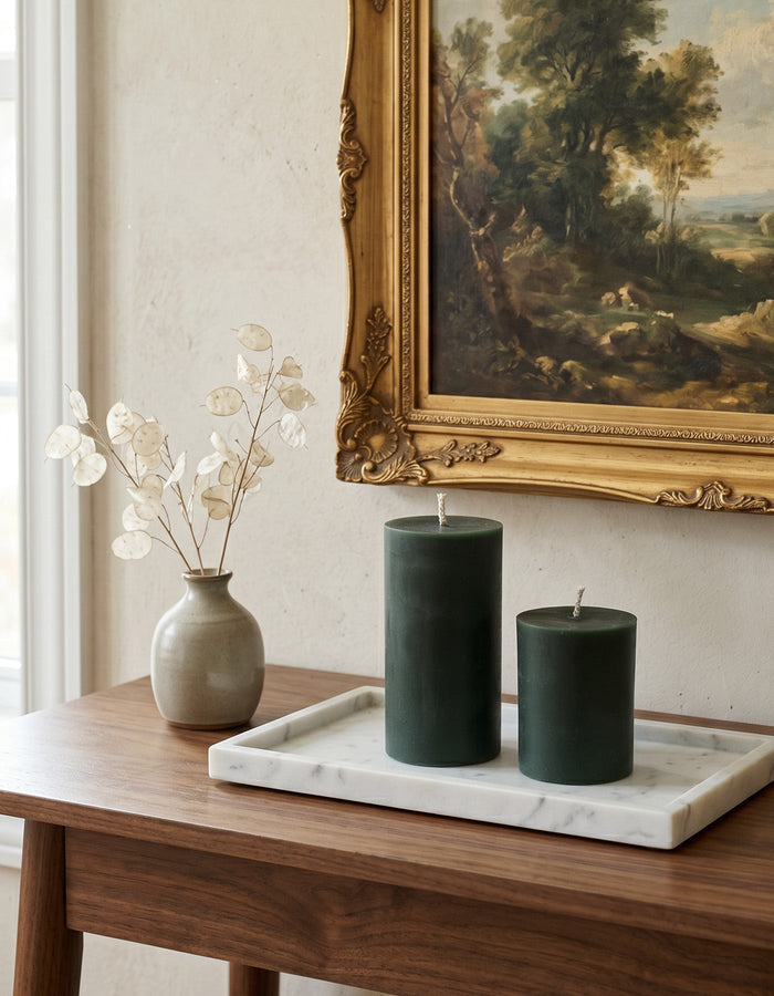 NYBG x BLOOMIST Beeswax Pillar Candle, Garden Sage