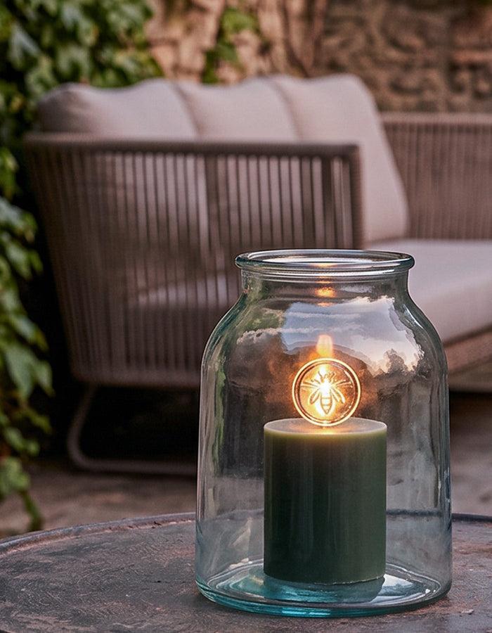 NYBG x BLOOMIST Beeswax Pillar Candle, Garden Sage