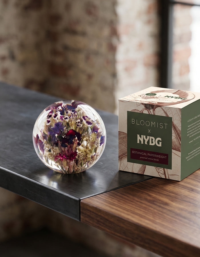 NYBG x BLOOMIST Mixed Flora Botanical Resin Paperweight