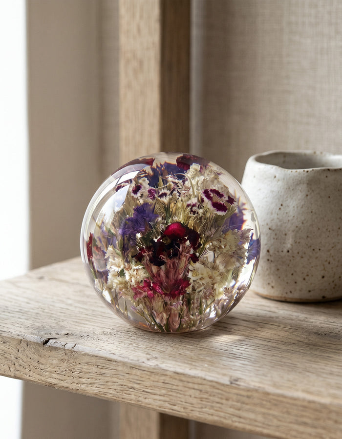 NYBG x BLOOMIST Mixed Flora Botanical Resin Paperweight
