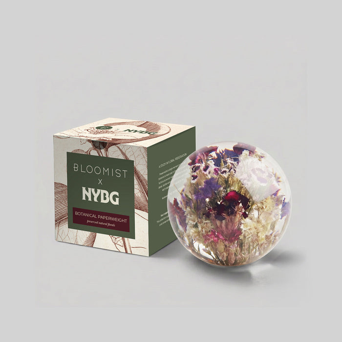 NYBG x BLOOMIST Mixed Flora Botanical Resin Paperweight