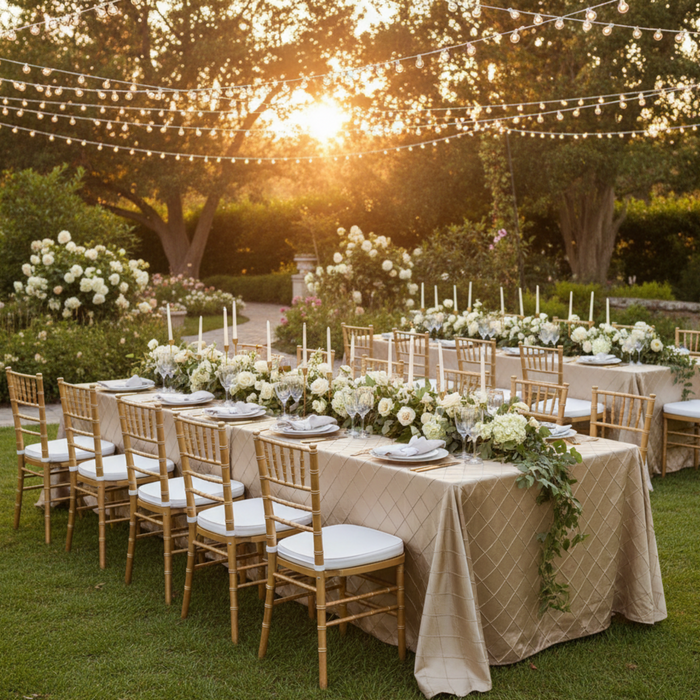 Outdoor Garden Wedding